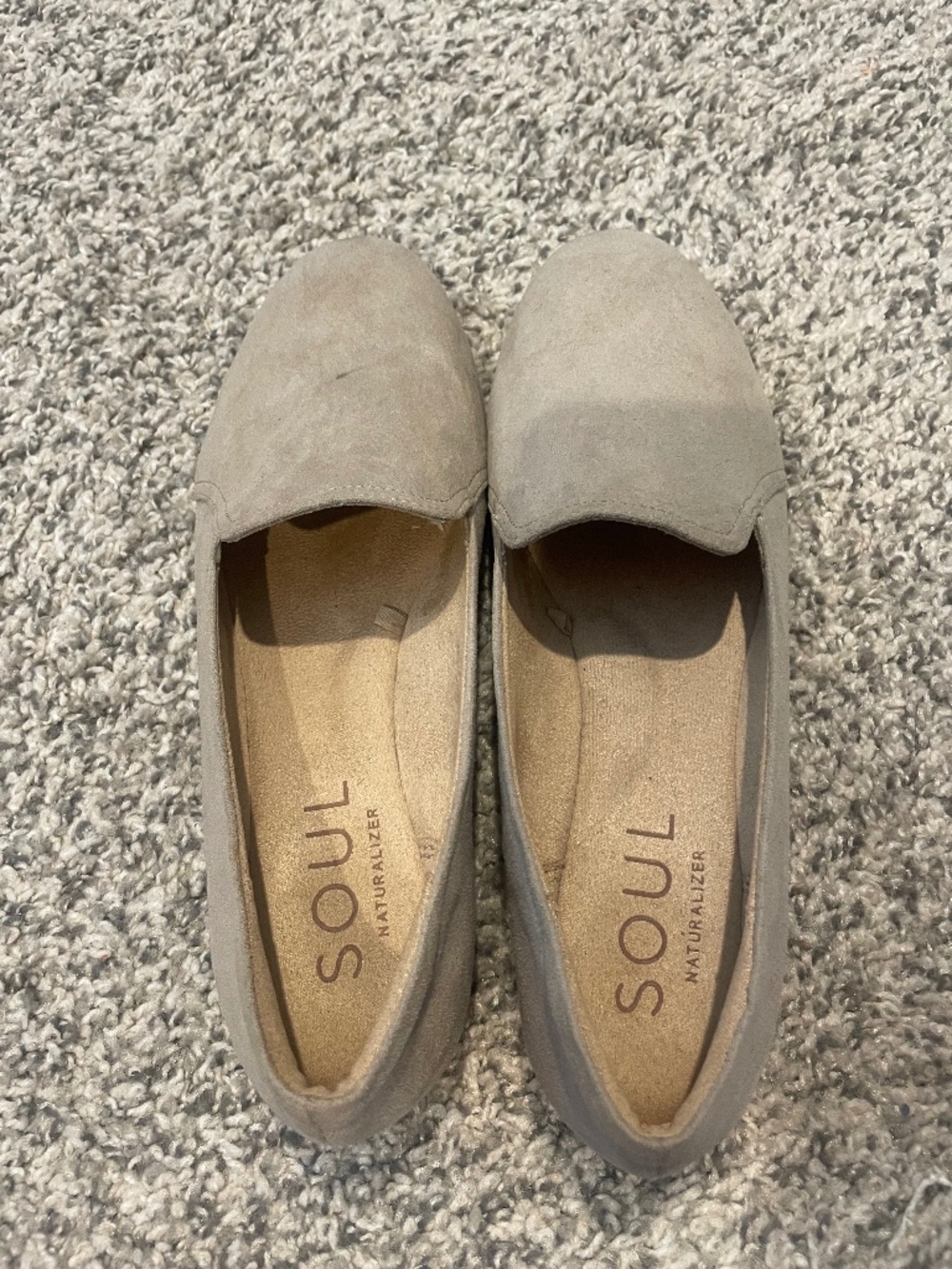 Soul Naturalizer nude suede flats